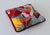 Alice Peterson Style Poppies Needlepoint Tapestry Vibrant Square Pillow Vintage For Sale - Image 13 of 14