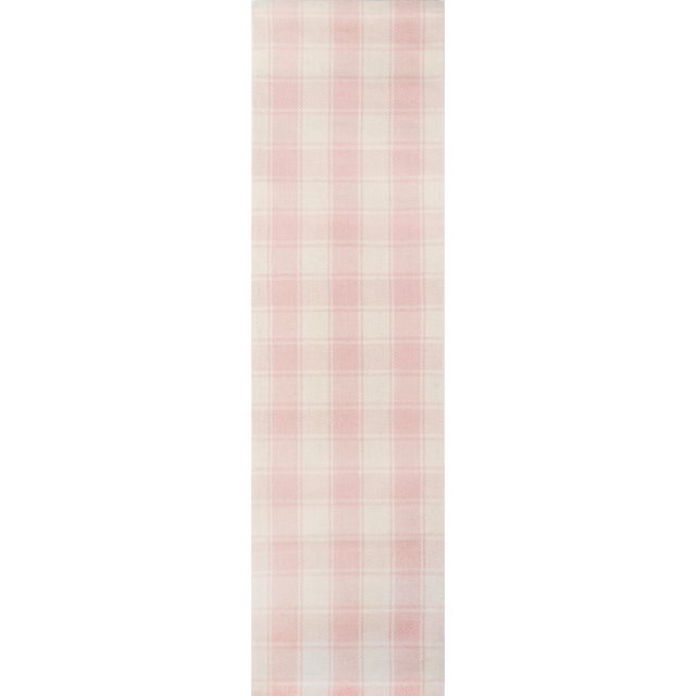 2020s Erin Gates Marlborough Charles Pink Hand Woven Wool Runner 2'3" X 8' For Sale - Image 5 of 5