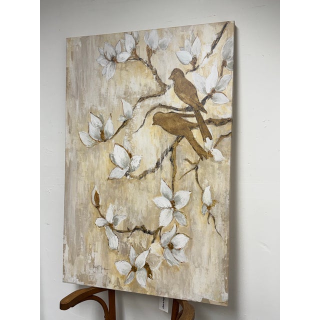 Design Plus Gallery presents a “Song of Spring II” Art Print from Janet Tava. The artwork depicts two songbirds perched...