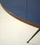 Round Table in Blue Glass, Wood and Black Metal, Italy, 1950s For Sale - Image 14 of 15