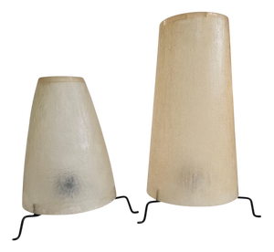 Resin Table Lamps, Set of 2