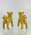 18th Century Antique Set of 2 Kangxi to Yongzheng Glazed Biscuit Models of Dogs For Sale - Image 5 of 8
