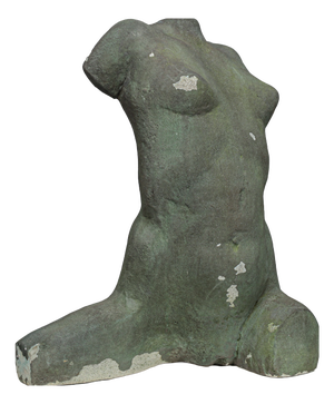Francine Govers, Female Torso Sculpture, 1990s, Concrete
