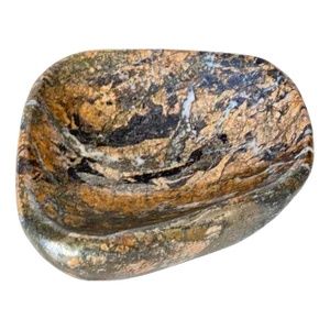 Tigers Eye Stone Style Ashtray, South Africa, 1955