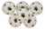 20th Century Agreste Dessert Plates from Sarreguemines, 1970s, Set of 6 For Sale