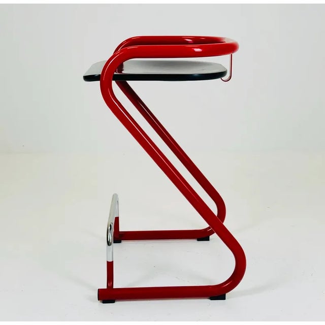 S70 Bar Chair in Black by Lindau and Lindekrantz for Lammhults, 1960s For Sale - Image 4 of 9