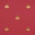 Contemporary Schumacher Hubert's Bees Wallpaper In Rouge & Gold For Sale - Image 3 of 5