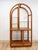 Mid-Century Modern Danish MCM Bentwood Display Shelf Glass Shelves Vintage Etagere Bookcase For Sale - Image 3 of 13