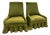 Vintage Green Lounge Chairs, 1950s, Set of 2 For Sale