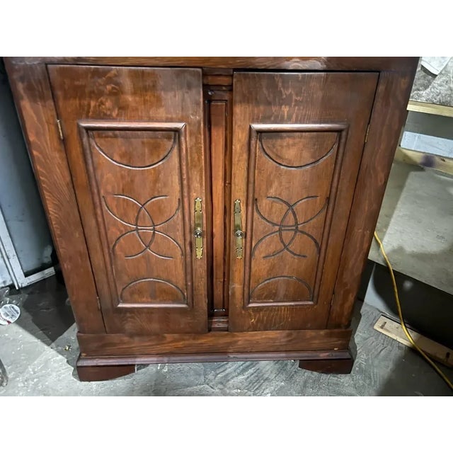 20th Century Early American Premitive Style Pine Two Part Bookcase For Sale In Washington DC - Image 6 of 12