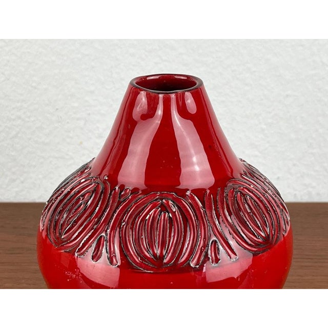 Mid-Century Italian Ceramic Carafe Vase, 1960s For Sale - Image 10 of 18