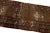 1920s Antique Serab Brown Handmade Distressed Wool Runner For Sale - Image 5 of 10
