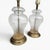 Ethan Allen Vintage Ethan Allen Clear Glass Ginger Jar Lamps - Bubble Glass Peleguso - a Pair For Sale - Image 4 of 10