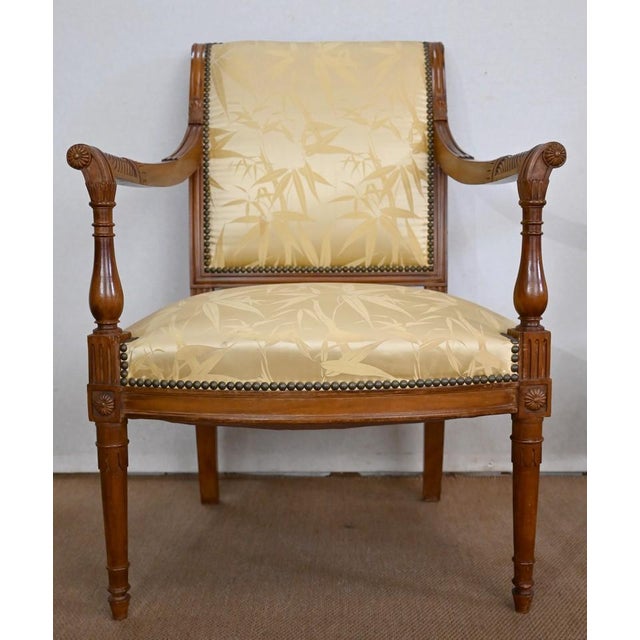 Set of Antique Mahogany & Upholstery Armchairs For Sale - Image 13 of 18