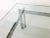 Metal Modernist Square Chrome and Glass Coffee Table For Sale - Image 7 of 9