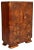 Art Deco Burl & Walnut Cabinet by Crafts Cantu, 1930s For Sale