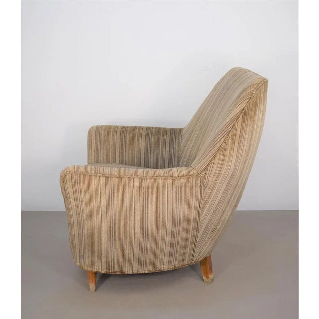 Mid-Century Italian Armchair, 1950s For Sale - Image 4 of 13