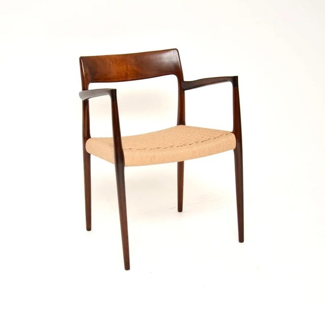 Vintage Danish Model 57 Chair by Niels Moller, 1960 For Sale - Image 13 of 13