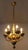 The chandelier is cast from brass with surface wiring. A radiant chandelier that cannot be overlooked. Restored electrical...