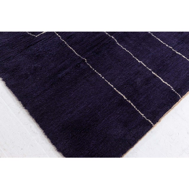 Modern Moroccan "Building Blocks" Hand-Knotted Wool Rug by Doris Leslie Blau For Sale In New York - Image 6 of 8