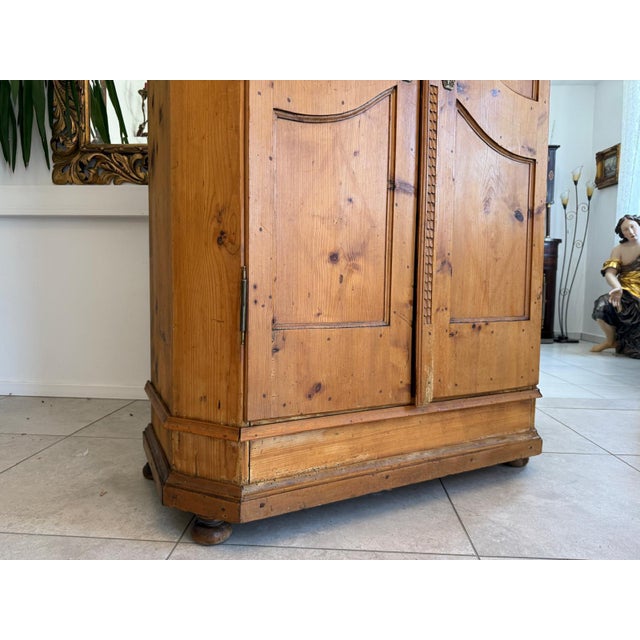 Baroque Farmhouse Cupboard in Wood For Sale - Image 15 of 18