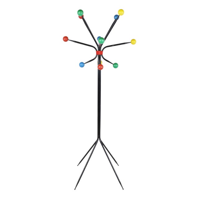 Mid-Century Atomic Coat Stand, 1950s For Sale