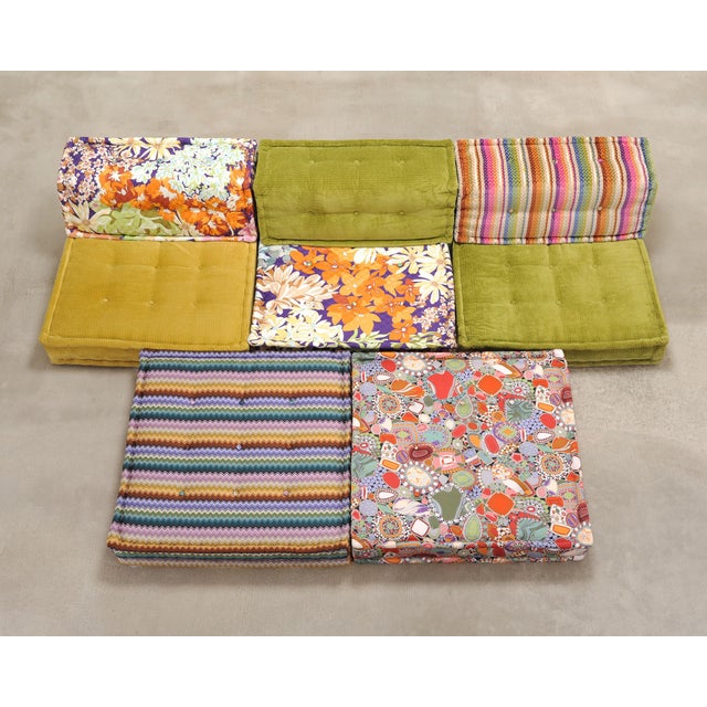 Roche Bobois Mah Jong Sofa Missoni Fabrics by Hans Hopfer Roche Bobois 21st C For Sale - Image 4 of 18