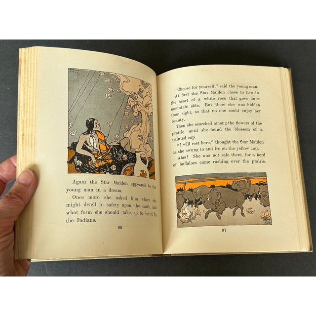 Orange Vintage Children's Book With Maginal Wright Enright Illustrations For Sale - Image 8 of 16