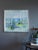 Mid-Century Modern Mid-Century Modern 'The Open Window' Swedish Expressive Coastal View Oil Painting, Framed For Sale - Image 3 of 13