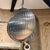 1970s Moon Pendant Lamp by Henri Mathieu in Brushed Aluminum For Sale - Image 13 of 14