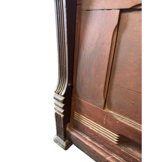 Wood Antique j.m.w Jones Chicago Mahogany Tambour 2-Door Office Cabinet, Circa 1900 For Sale - Image 7 of 12