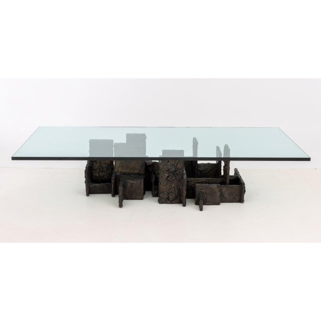 Paul Evans Skyline Bronze Resin Coffee Table, 1971 For Sale - Image 10 of 13