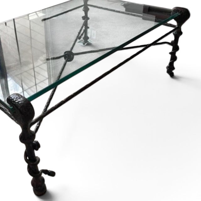 Diego Giacometti Elevate Your Space With a Rare Coffee Table by Legendary Diego Giacometti 1970s For Sale - Image 4 of 12