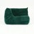 Vintage Ligne Roset Togo 3-Piece Lounge in Emerald Corduroy - Restored For Sale In New York - Image 6 of 18