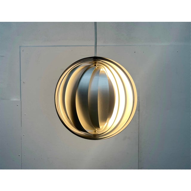 Mid-Century Modern East German Moon Pendant Lamp by Verner Panton for Erjoka, 1960s For Sale - Image 12 of 18