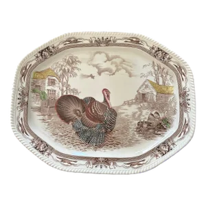 English Johnson Bros. Turkey Platter
