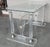 Lucite Console or Dining Table in the Manner of Karl Springer For Sale - Image 9 of 10