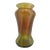 Bohemian Art Nouveau Style Art Glass Pulled Feather Iridescent 5 1/4" Vase For Sale