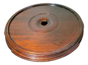 Round Mahogany Chinese Stand