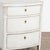 19th Century Gray Danish Bow Front Small Chest of Three Drawers or Nightstand For Sale - Image 10 of 13