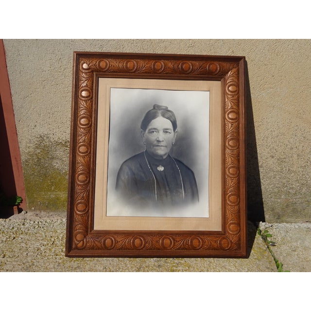 Vintage Photo Frame in Wood, 1920s-1940s For Sale - Image 9 of 11