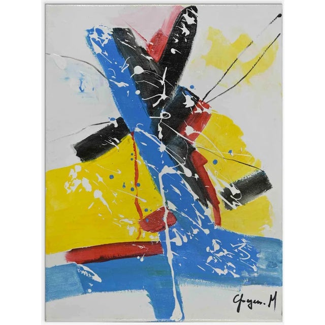 Martine Goeyens, Abstraction Number 4, Painting, 2023 For Sale