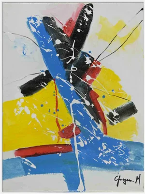 Martine Goeyens, Abstraction Number 4, Painting, 2023