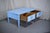 1970s 1970s Transitional End Tables by Thomasville in Blue a Pair - Newly Painted For Sale - Image 5 of 11