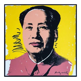 1986 Carnegie Museum of Art After Andy Warhol "Mao" Lithograph For Sale