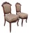 Late 19th Century Victorian Carved Rosewood Parlor Chairs For Sale