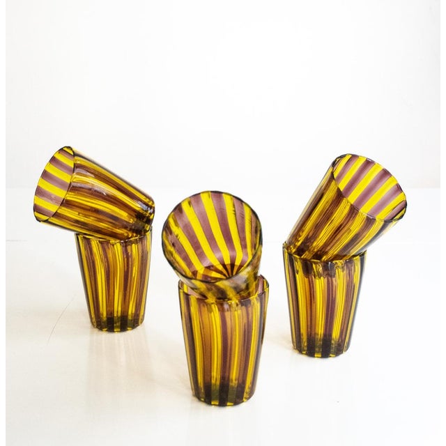 2000 - 2009 Murano Glasses Ribes Studio, 2004, Set of 6 For Sale - Image 5 of 9