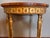 Wood Antique Giltwood Demi-Lune Console Table With Satinwood Inlay For Sale - Image 7 of 16
