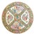 Large Mid-20th Century Hand-Painted Chinese Export Rose Medallion Charger 16.25" For Sale