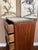 Antique French Chest of Drawers Semainier Louis XVI White Marble Mahogany C1900 For Sale - Image 14 of 18